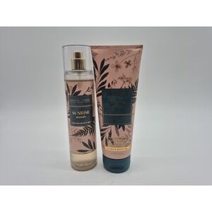 Bath & Body Works Sunrise Woods Body Cream & Mist Set